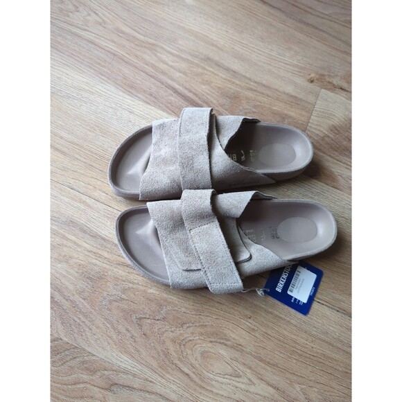 Birkenstock Kyoto Exquisite All Suede Sandals EU 38 Women 7-7.5 Monotone Gray - Picture 16 of 16
